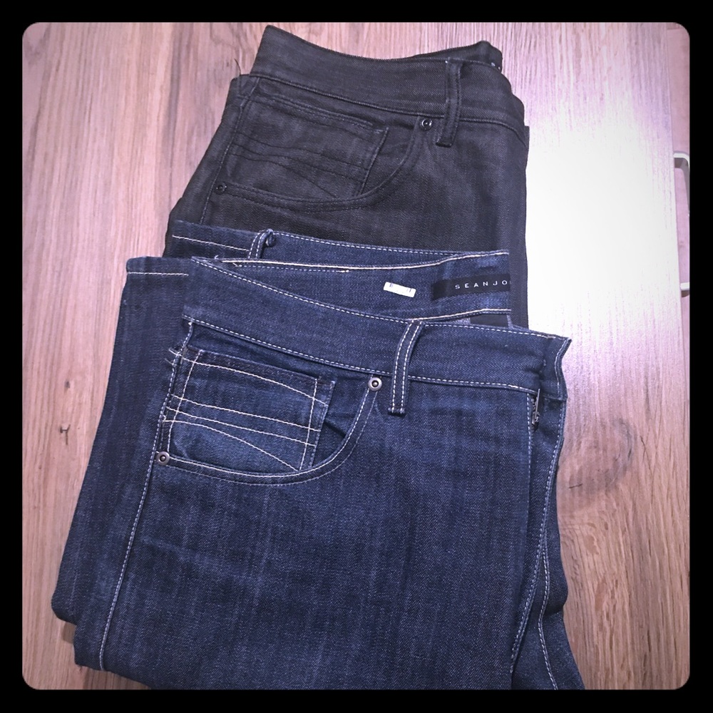 Blue jeans & black jeans
